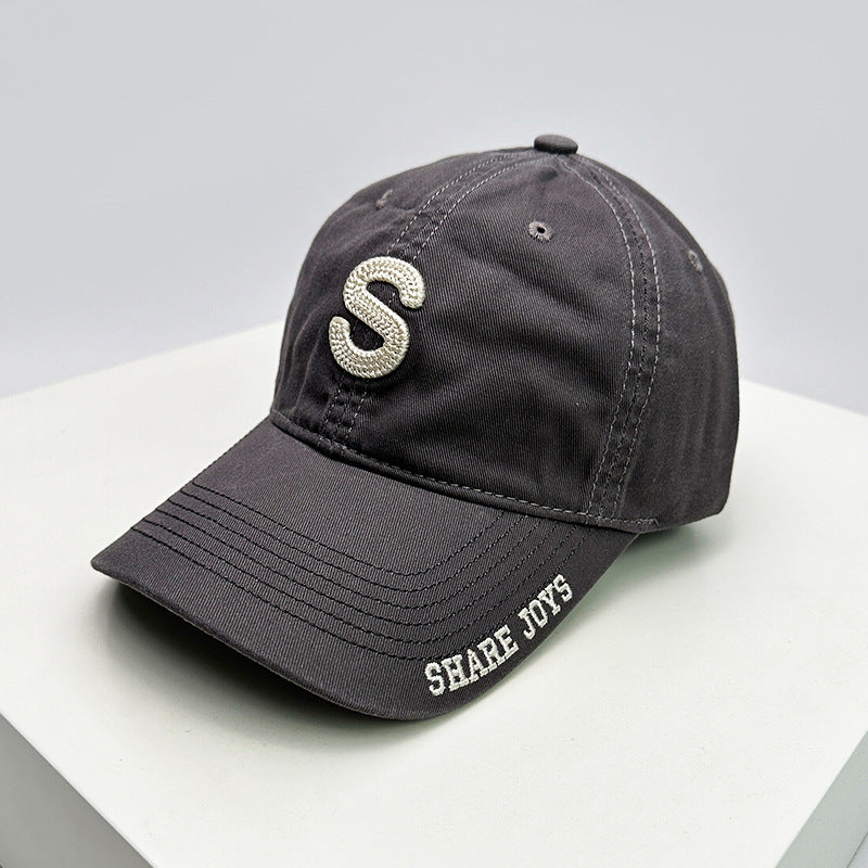 Men's Casual Cotton Distressed Cap Bowlift