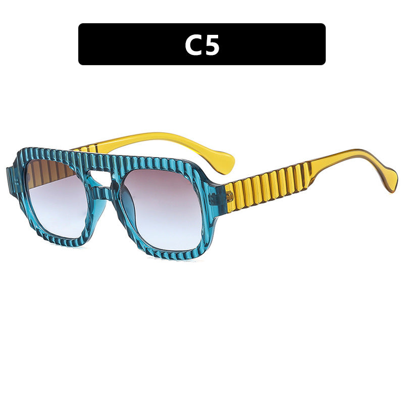 Women's geometric sunglasses with sophisticated structural design Bowlift