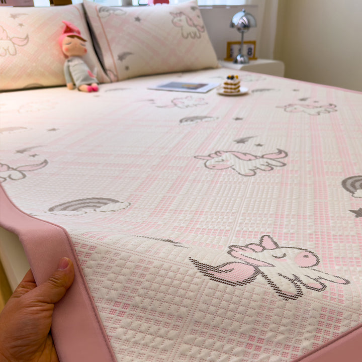 Playful Rainbow Mattress Protector