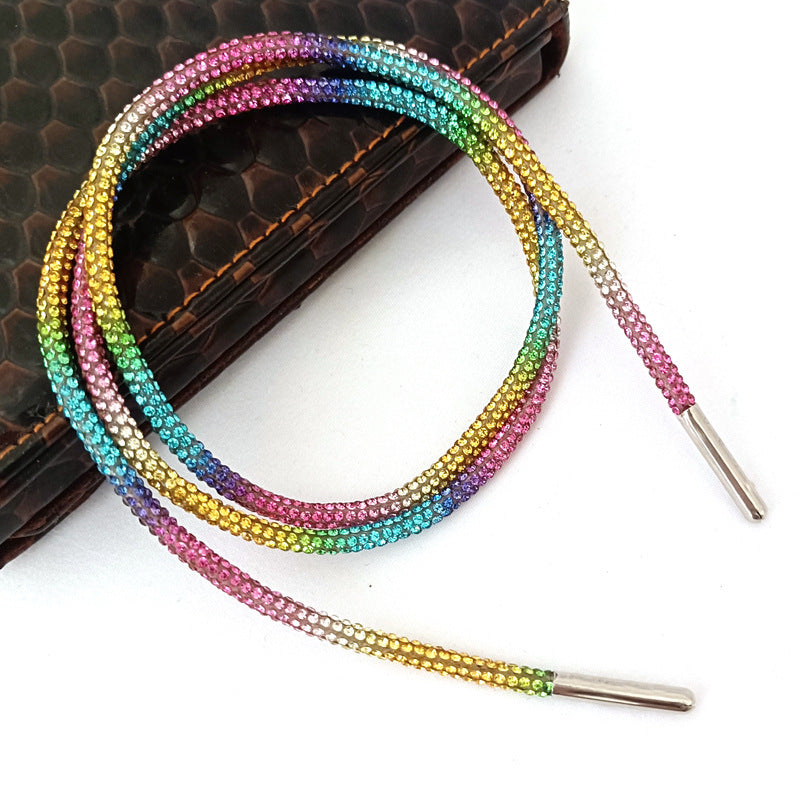 Sparkling Rhinestone Shoe Laces Bowlift