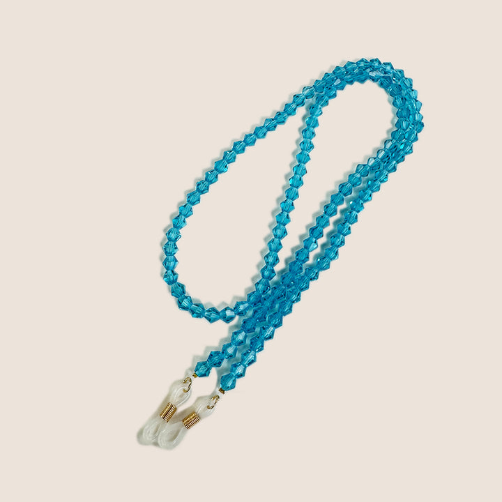 Beaded Eyewear Chain with Clear Tips Bowlift