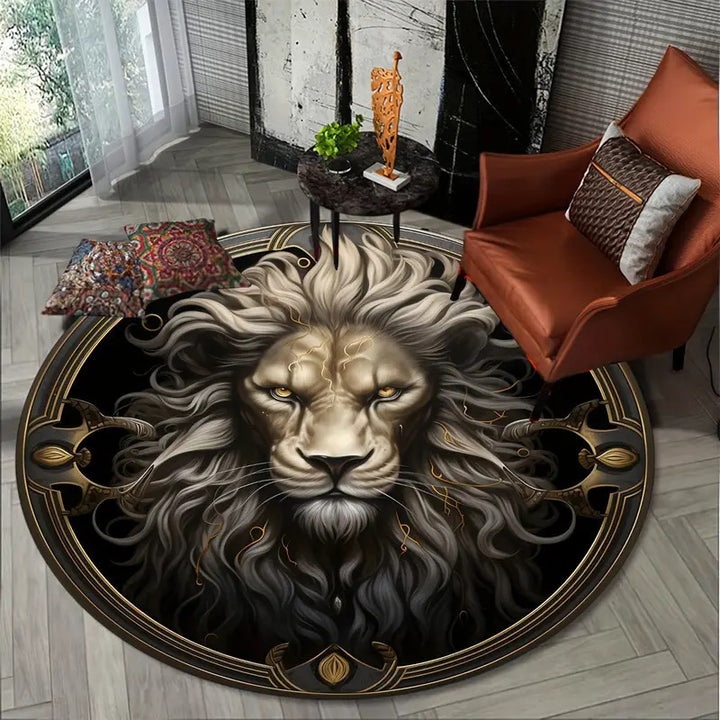 Artistic Celestial Design Area Rug