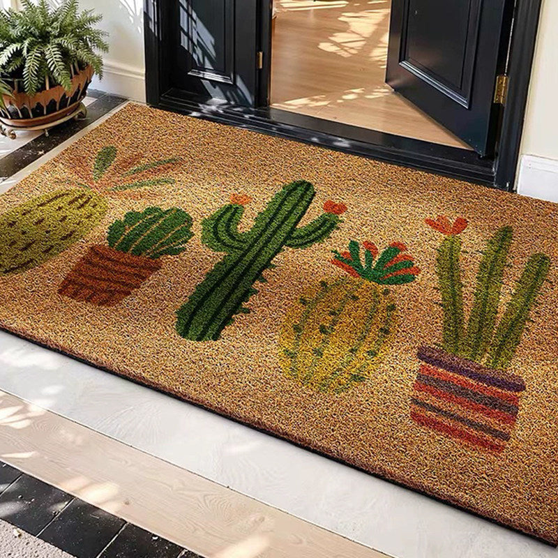 Artistic Cactus Welcome Mat Bowlift