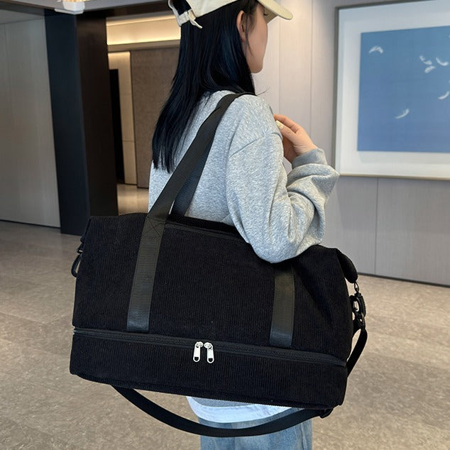 Corduroy Travel Weekender Bag Bowlift