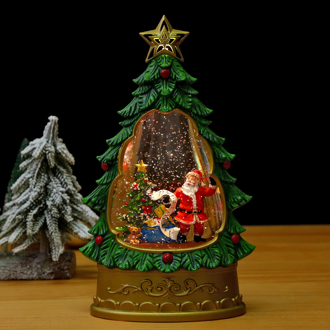Christmas tree snow globe Bowlift