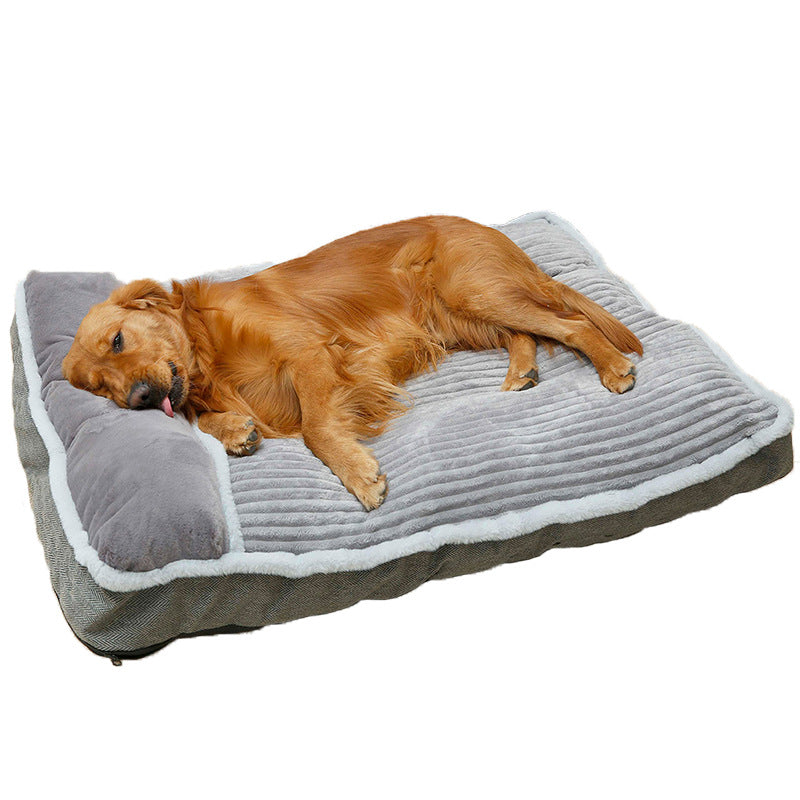 Orthopedic Plush Pet Sleeping Mat Dog Bed