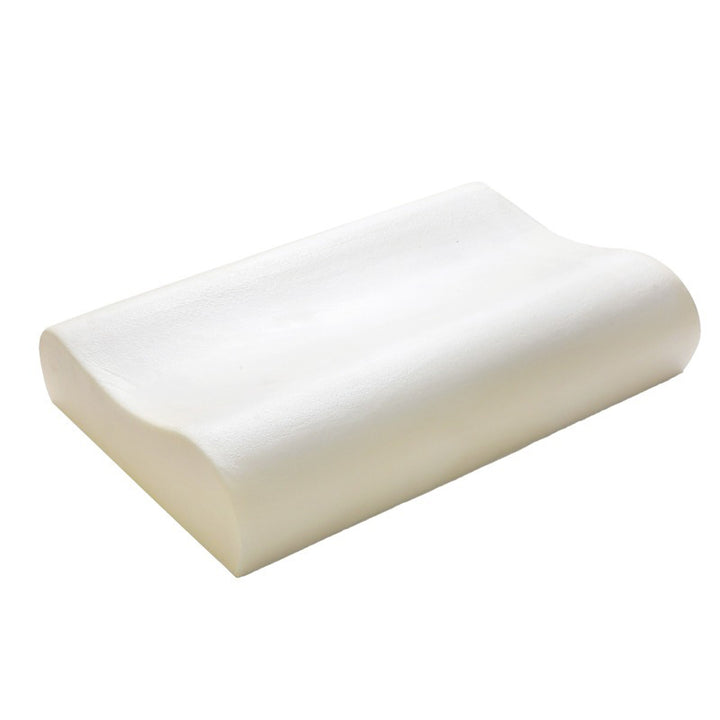 Ergonomic Viscoelastic Sleep Pillow With Contoured Design Bowlift