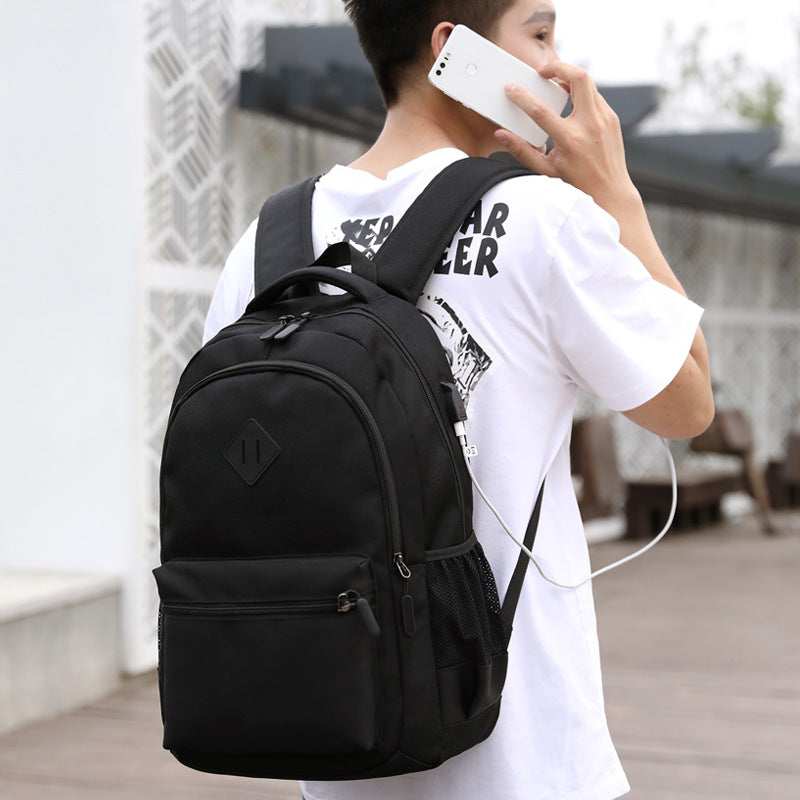 Ergonomic USB Charging Backpack Bowlift