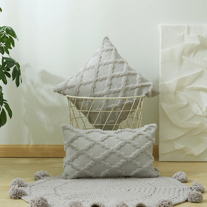 Textured Cozy Decorative Throw Pillow
