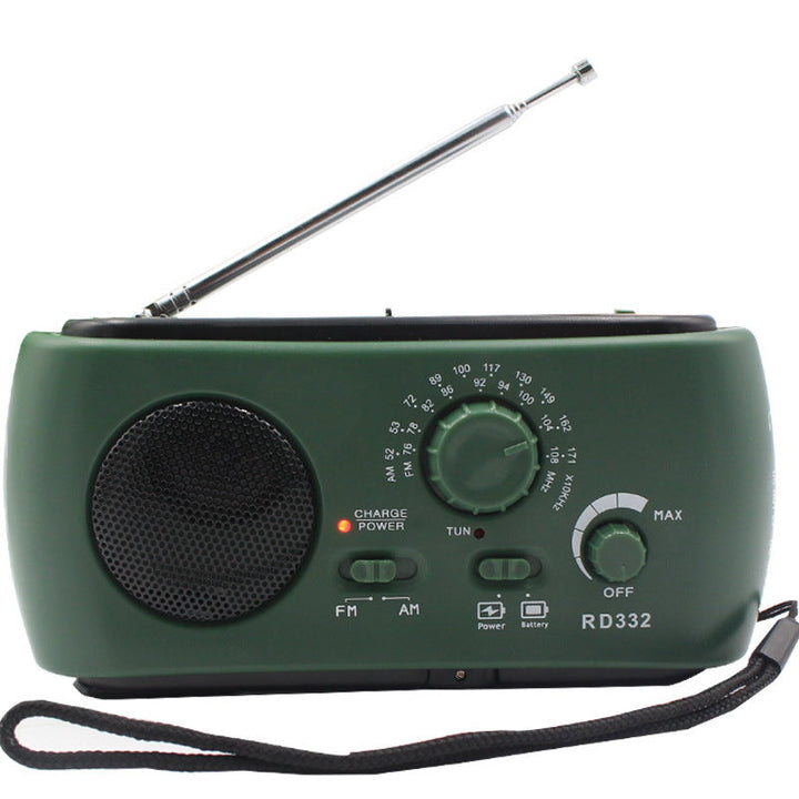 BowLift | Portable Emergency Radio with AM/FM/NOAA, USB Charger, LED Flashlight, Waterproof for Camping and Outdoor Activities
