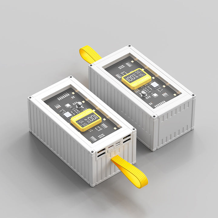 Portable power bank with digital charging display and quick charging function Bowlift