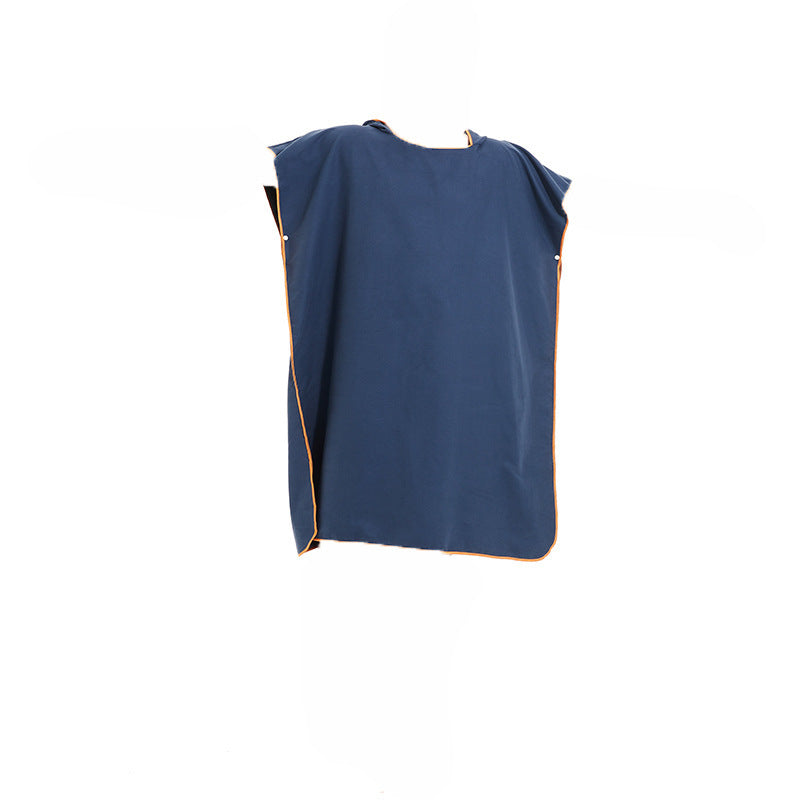 Hooded poncho with practical pockets and quick-drying material Bowlift
