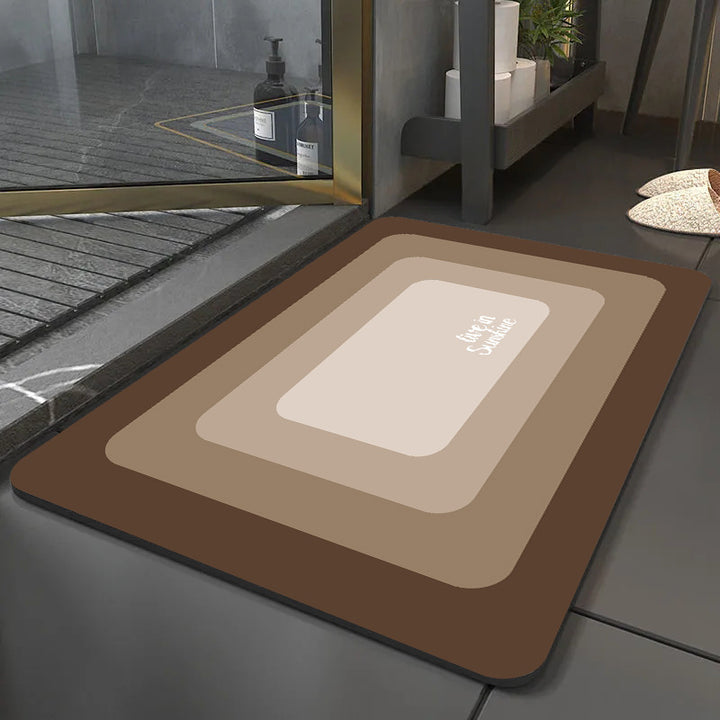 Modern Layered Bathroom Mat Bowlift