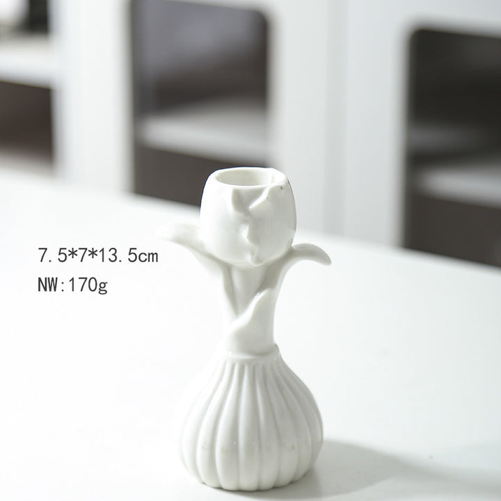 Artistic Double Chamber Candle Holder Bowlift