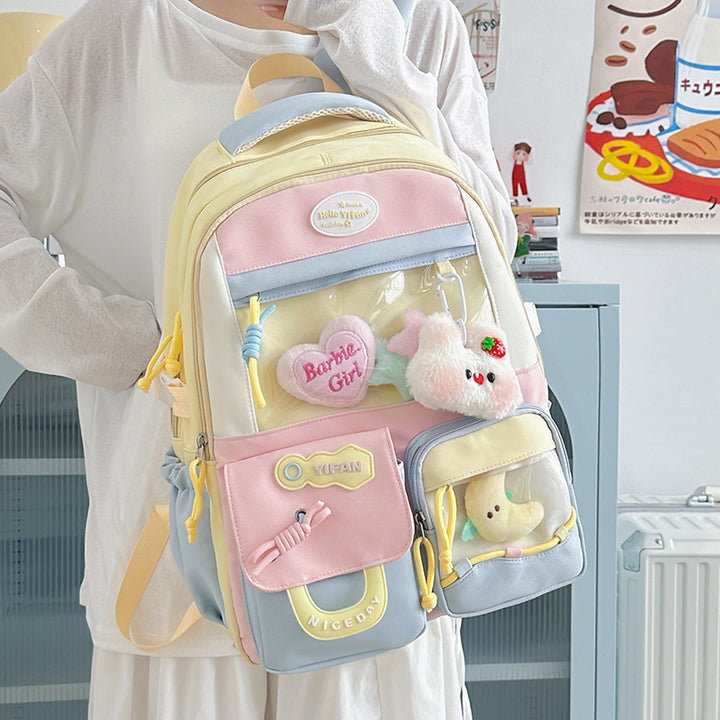 Creative Cartoon-Themed School Backpack Bowlift
