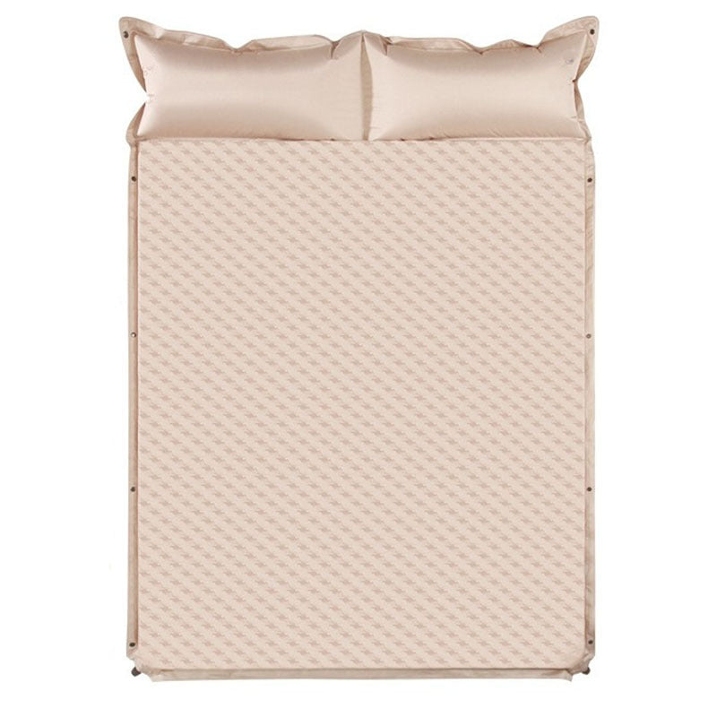 Air-Inflated Sleeping Mat With Ergonomic Pillow Bowlift