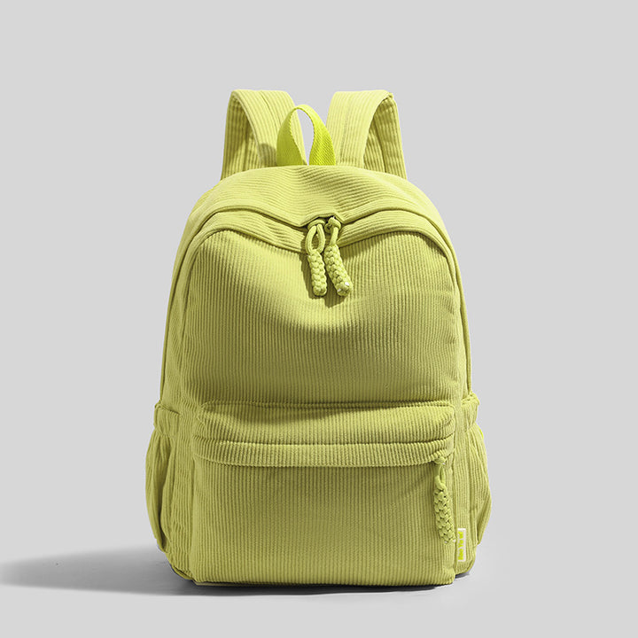 Ribbed Fabric Lightweight Backpack Bowlift