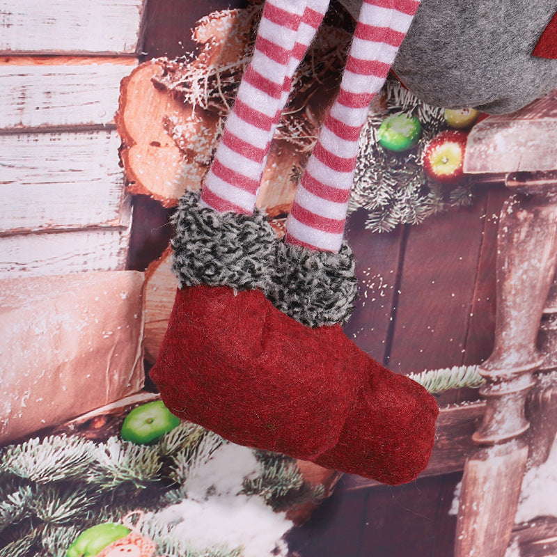 Playful Christmas stocking with gnome motif Bowlift