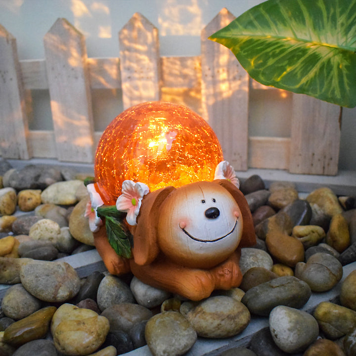 Solar Powered Succulent Turtle Garden Planter Night Light Ornament Bowlift
