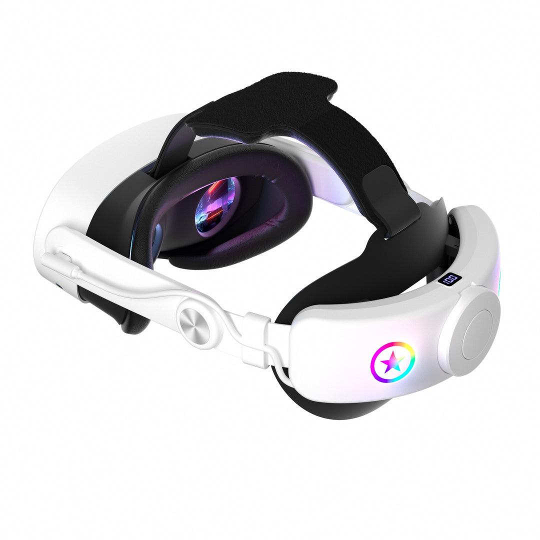 VR-Headset with Adjustable Wearing Comfort and Rgb Led Lighting Bowlift