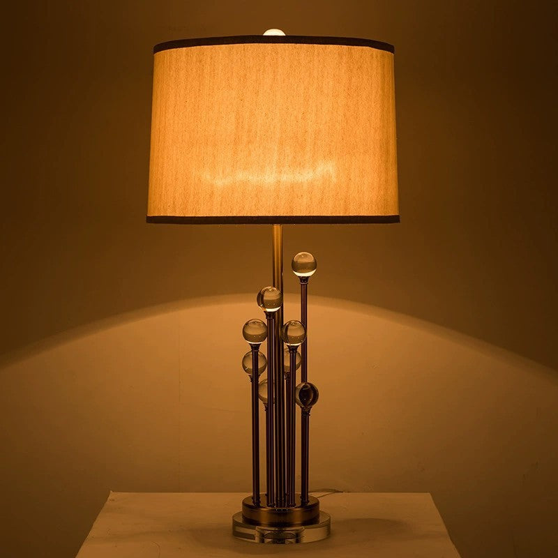 Elegant Table Lamp with Unique Sculptural Base