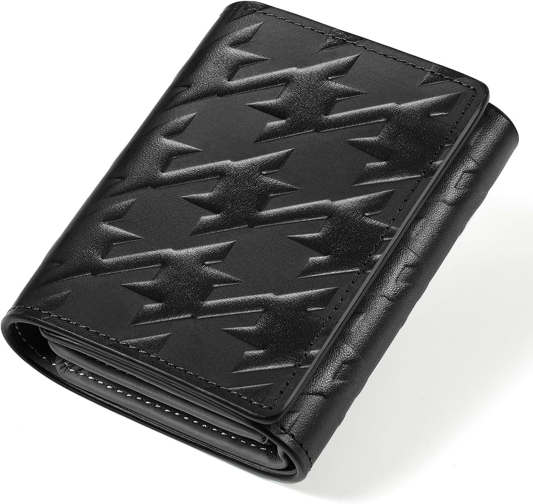 Textured Leather Wallet Bowlift