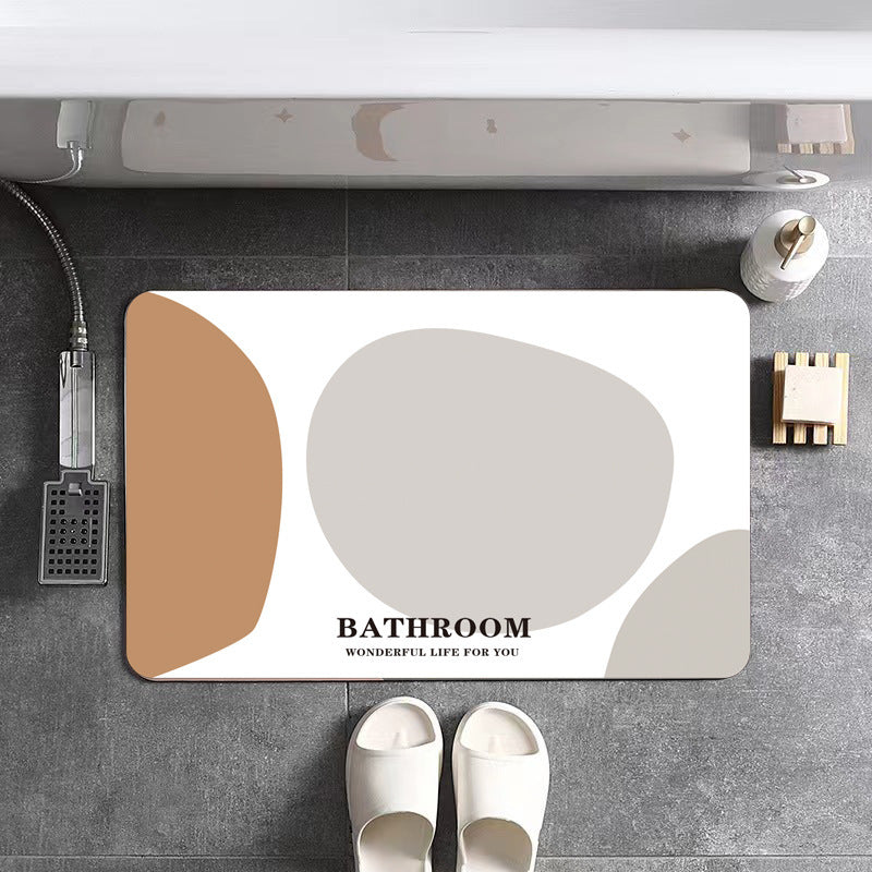 Abstract Landscape Bath Mat Bowlift