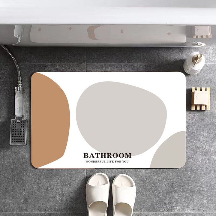 Abstract Landscape Bath Mat Bowlift