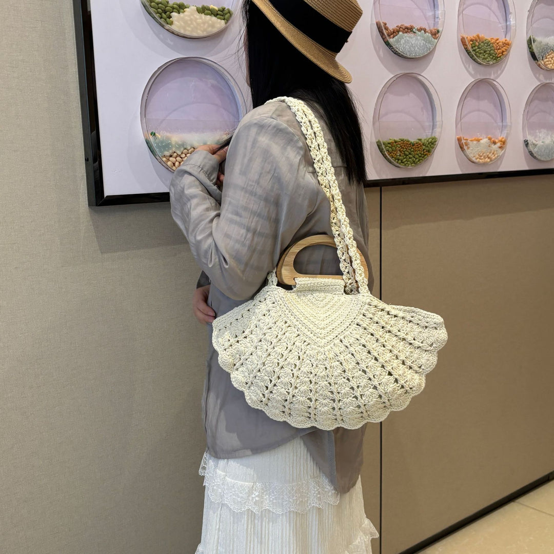 Hand-knotted shoulder bag Bowlift