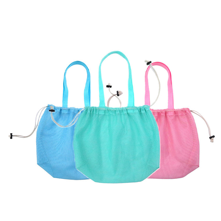 Versatile Beach Bag In Airy Mesh Design Bowlift