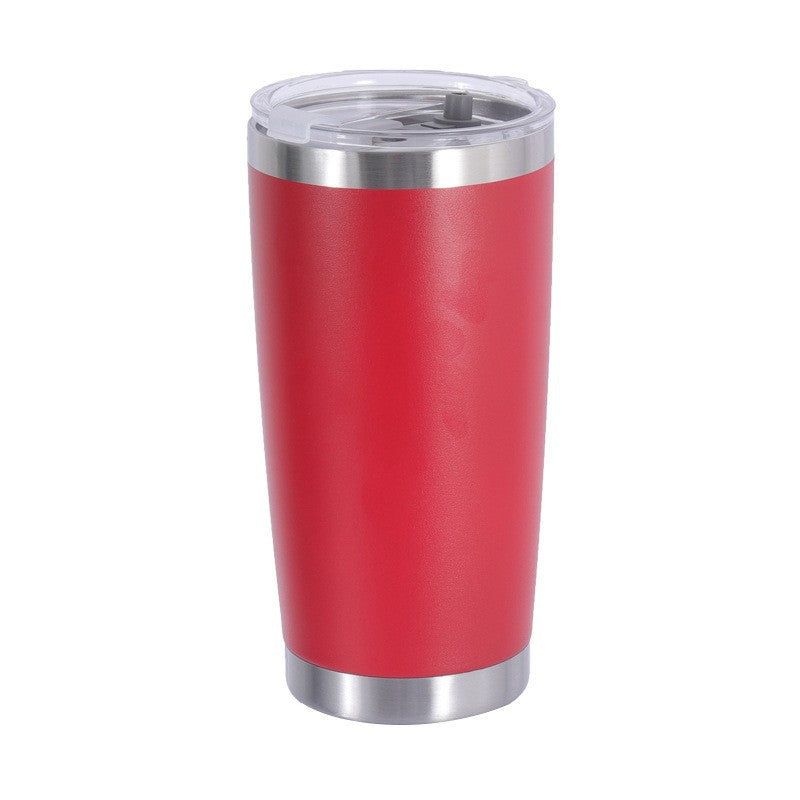Vacuum Insulated Stainless Steel Travel Tumbler With Spill-Resistant Slider Lid And Tapered Cupholder Fit