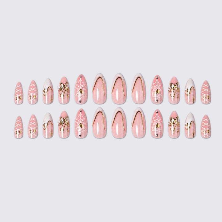 Creative Nail Art Set with Elegant 3D Elements Bowlift