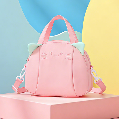 Playful Animal Motif Shoulder Bag Bowlift