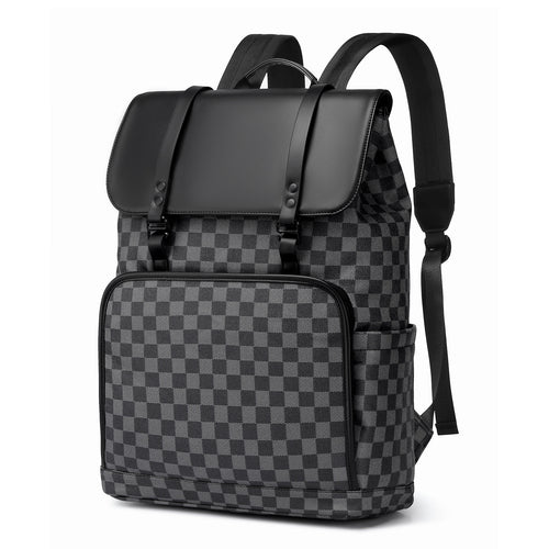 Modern Checkered Backpack Bowlift