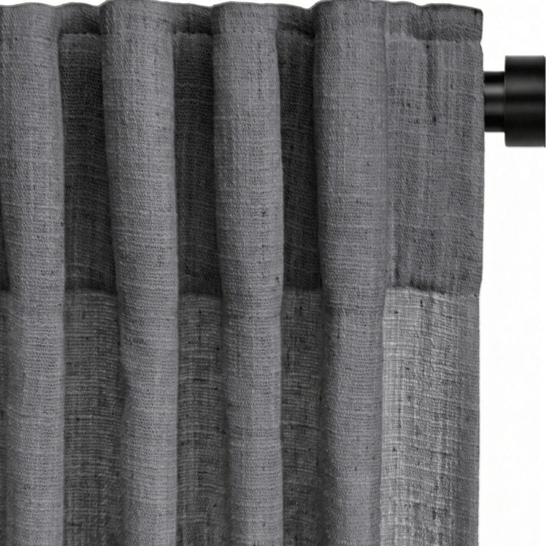 Sheer Linen Window Curtains Bowlift