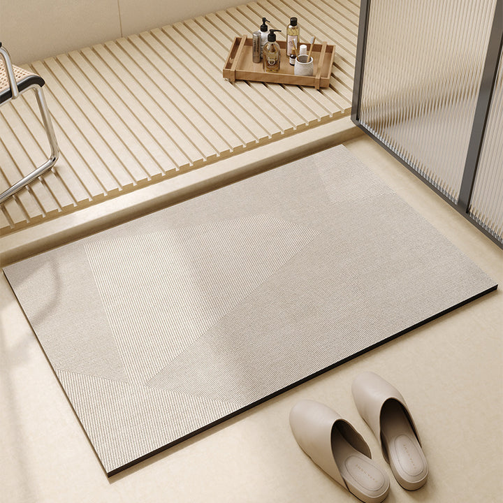 Modern Geometric Bath Mat Bowlift