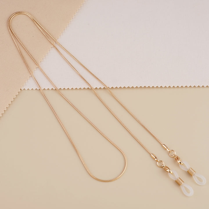 Sleek Metal Eyewear Chain Bowlift