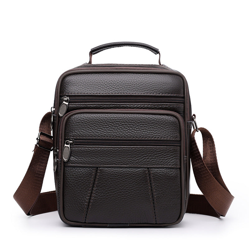 Multi-Functional Leather Crossbody Bag Bowlift