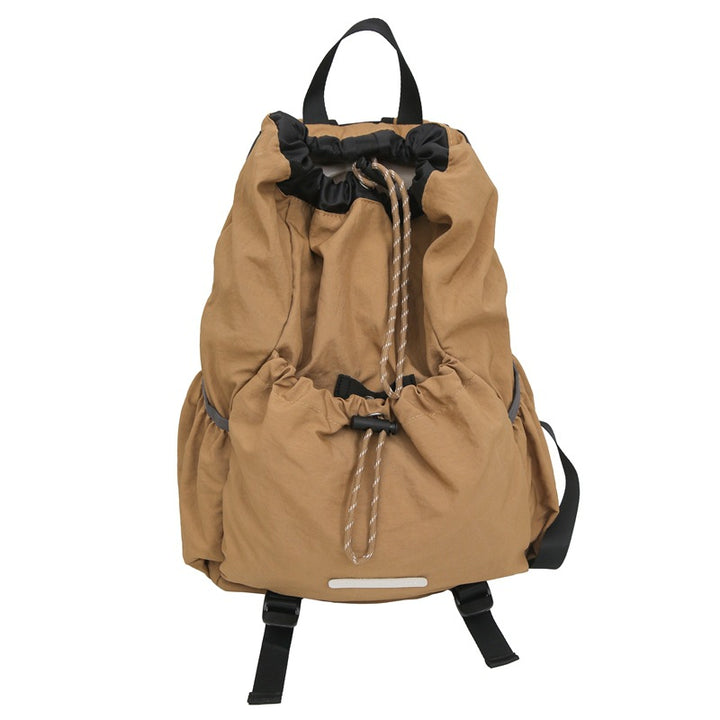 Casual Drawstring Closure Backpack Bowlift