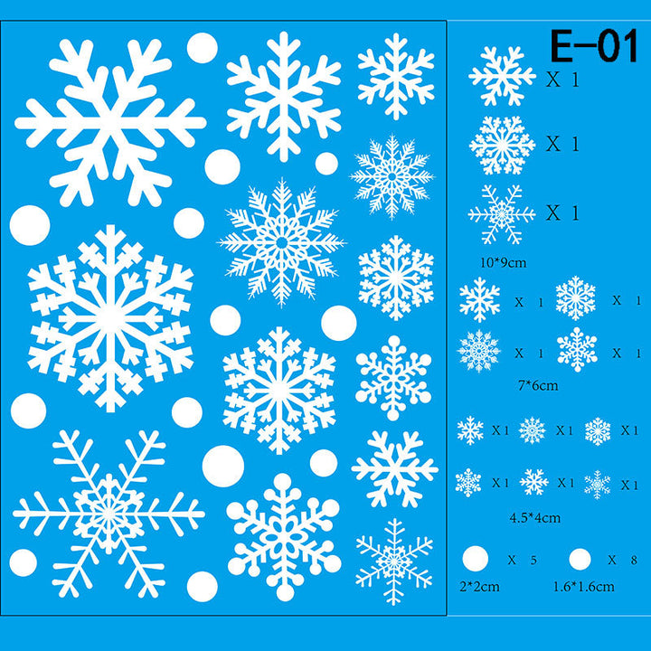 Festive Christmas Wall Decals Bowlift
