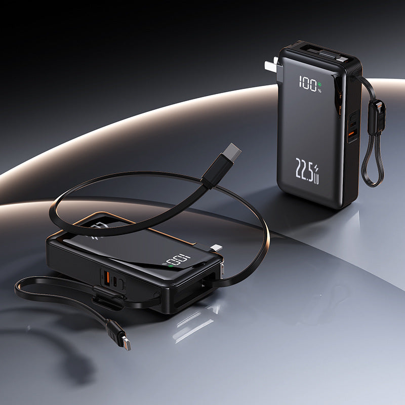 Portable power bank with intelligent charging display and fast high-performance function Bowlift
