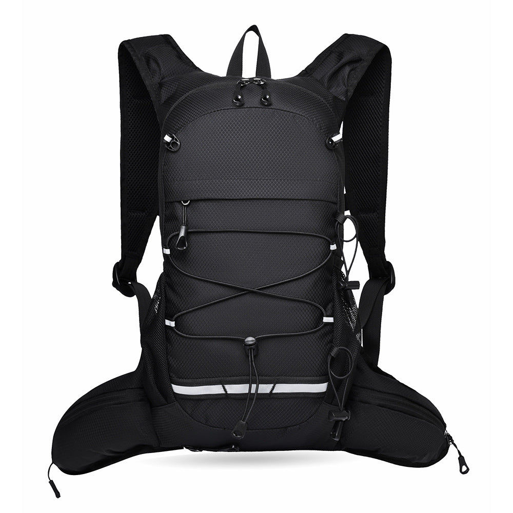 Sporty backpack with breathable mesh inserts and elastic carrying straps Bowlift