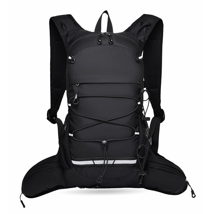 Sporty backpack with breathable mesh inserts and elastic carrying straps Bowlift