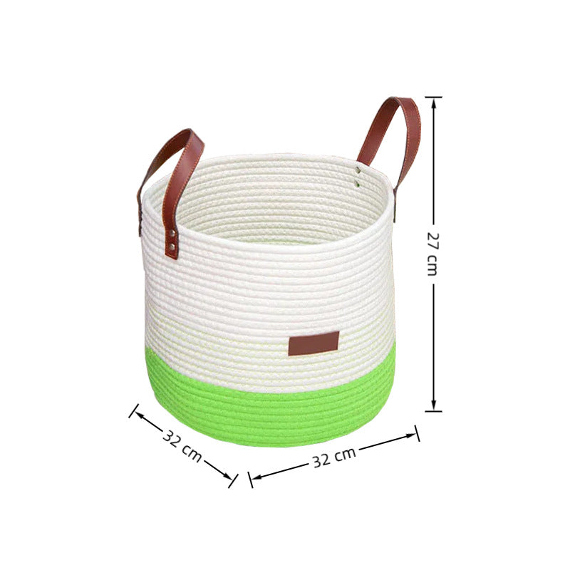 Decorative Woven Storage Bin Bowlift