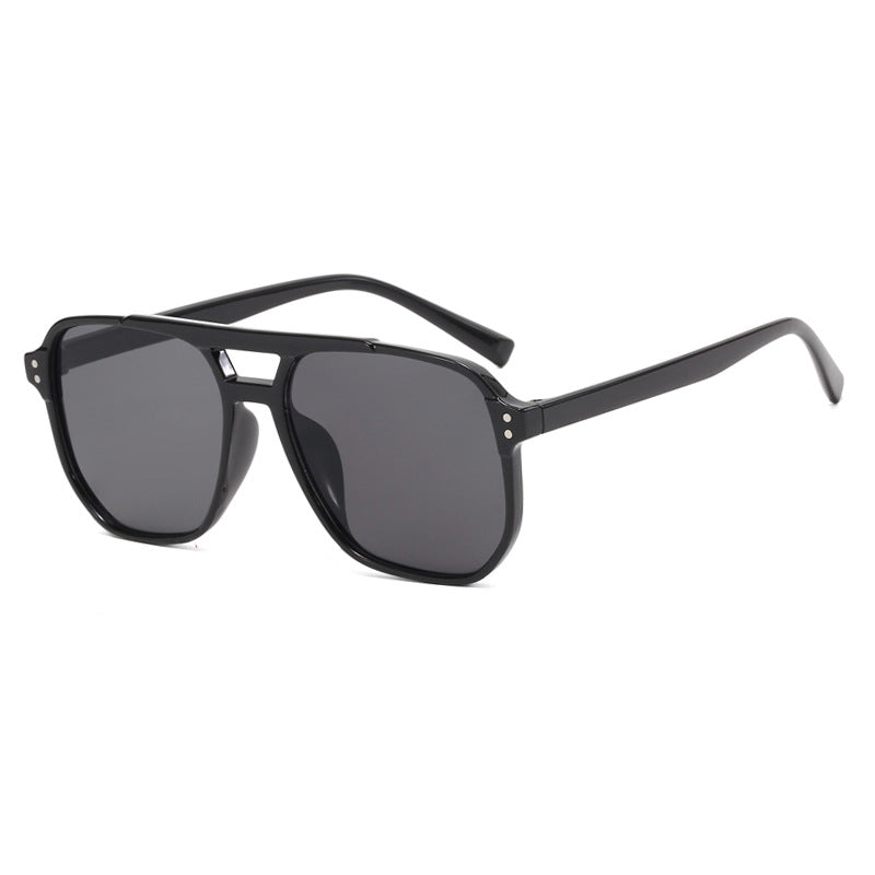 Women's oversized sunglasses with geometric design and UV protection Bowlift