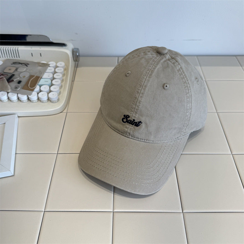 Women's Cotton Embroidered Cap Bowlift