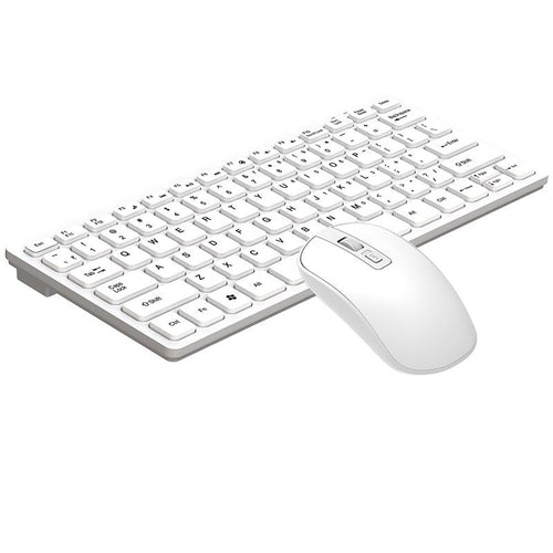 Compact Wireless Keyboard and Mouse Set Bowlift