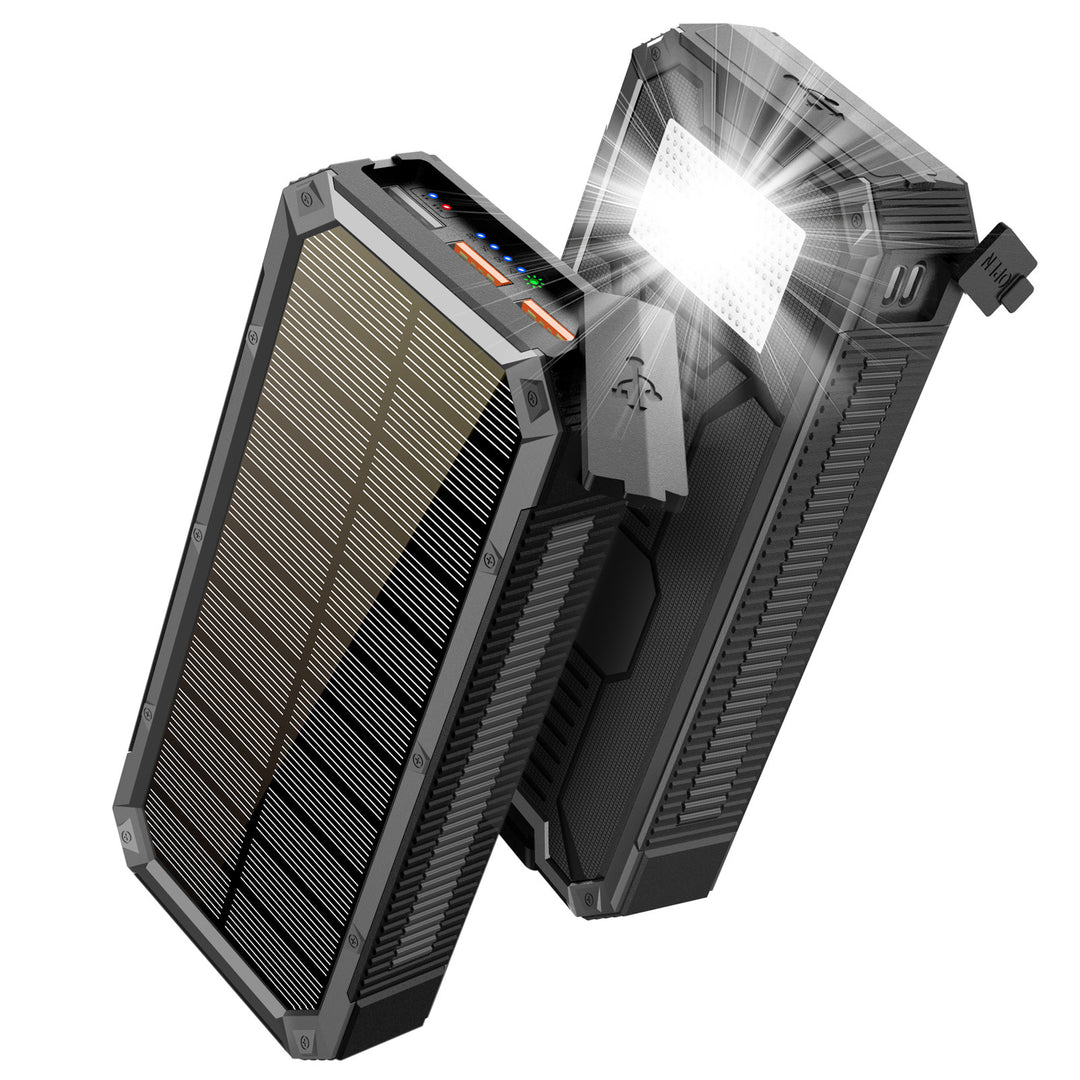 Solar Powerbank with Integrated Flashlight and Fast Charging Function Bowlift
