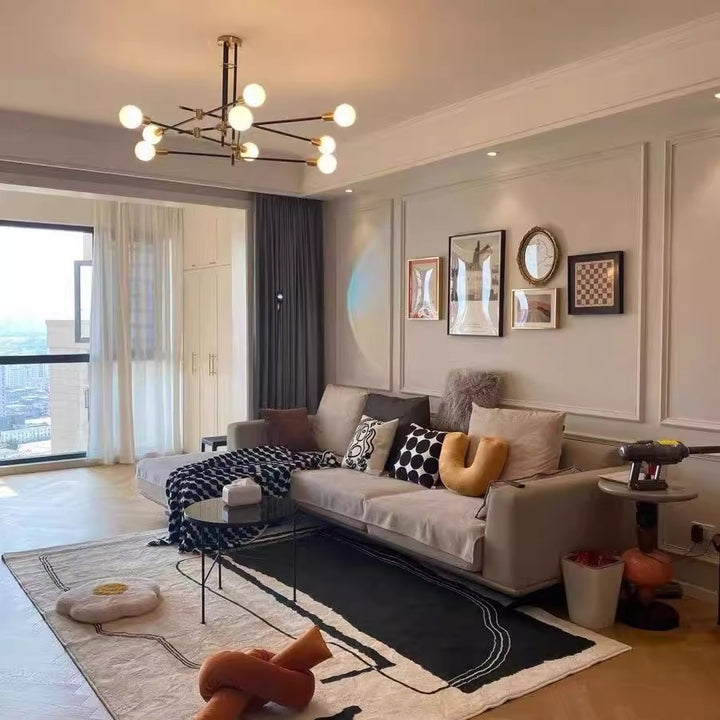 Modern Geometric Area Rug Bowlift