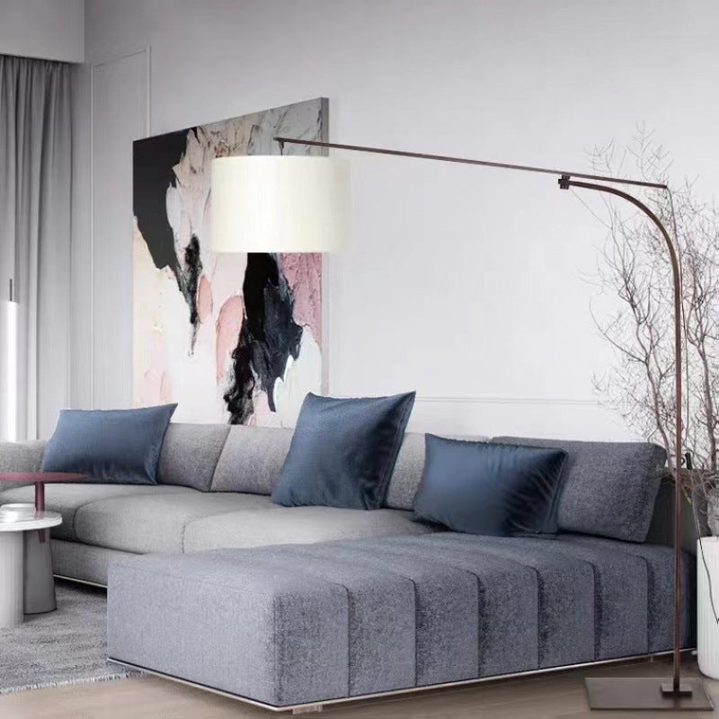 Adjustable Arc Floor Lamp with Elegant Shade